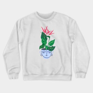 Strelitzia houseplant Crewneck Sweatshirt